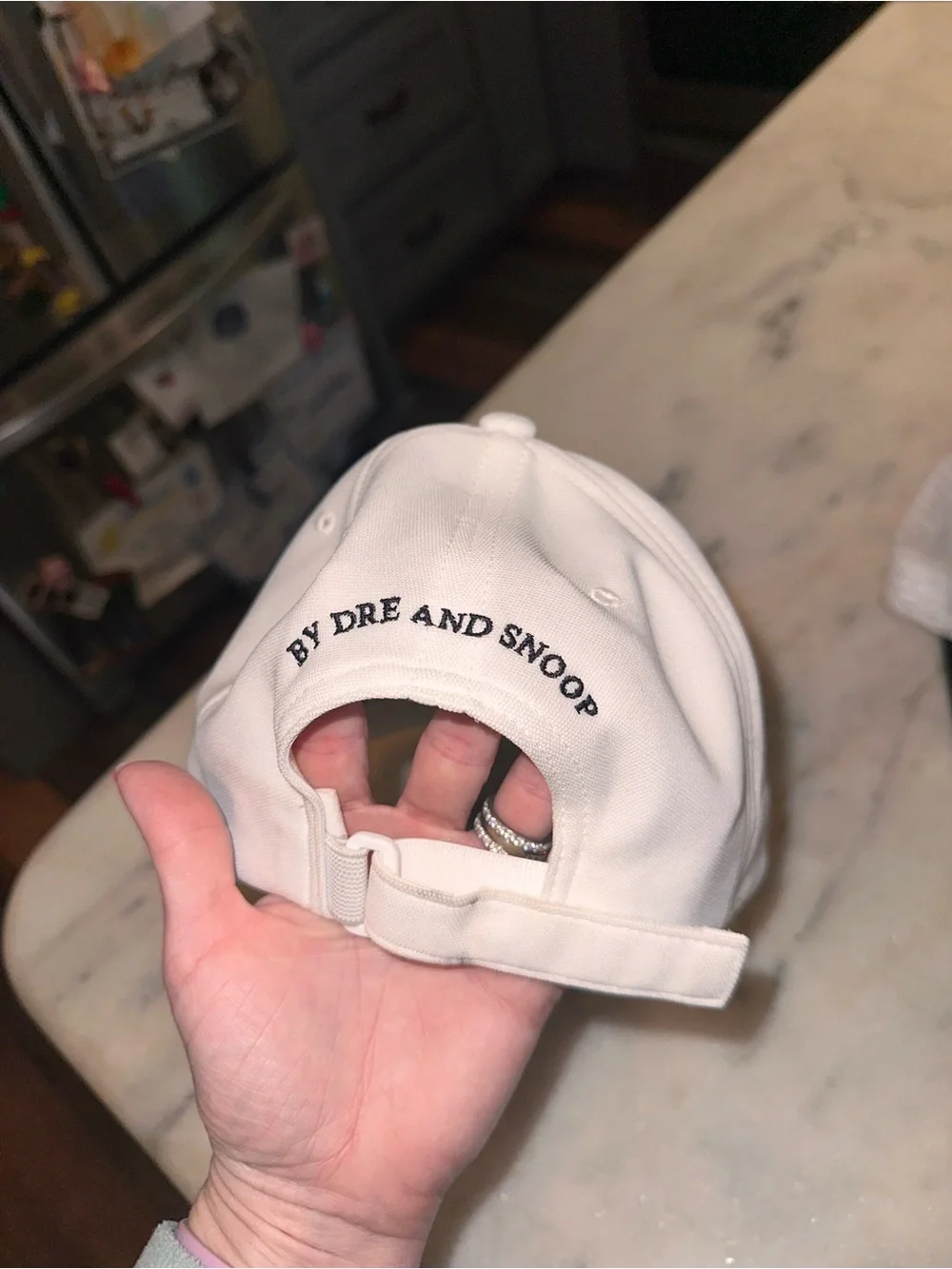 Still‎ G.I.N. Snoop Dogg & Dre Nashville Embroidered Baseball Cap - White